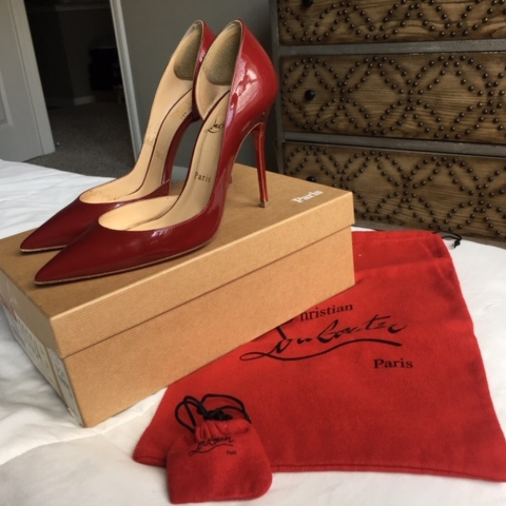 CHRISTIAN LOUBOUTIN IRIZA 100 PATENT